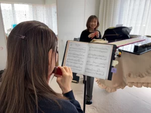 レッスン風景｜オカリナ指導｜パステル音楽教室